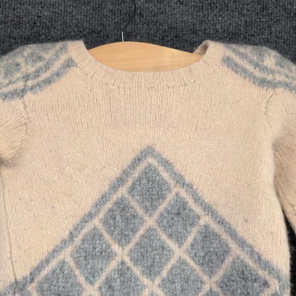 J. Crew With Cashmere Womens Pullover Tile Knit Sweater Tan Gray Small Crew Neck - Picture 3 of 14